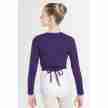 Wear Moi Meisjes Top Carmen donker paars achter