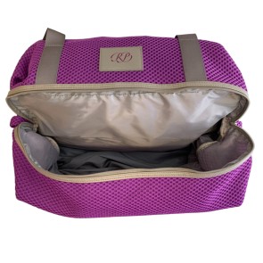 Russian Pointe DansTas paars open zijkant