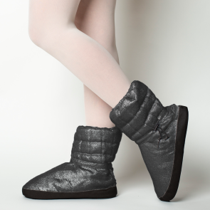 Russian Pointe Ballet Booties Sparkling Collectie zwart
