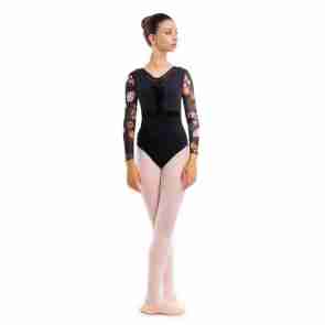 Sansha Denia Balletpak Lange Mouwen met Bloemenprint