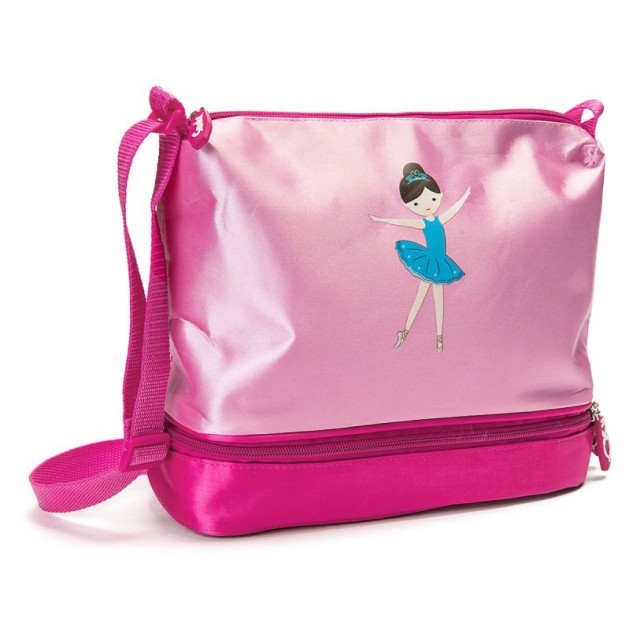 Sansha Roze Ballerina Tas met Verschillende Vakken 92ag0002