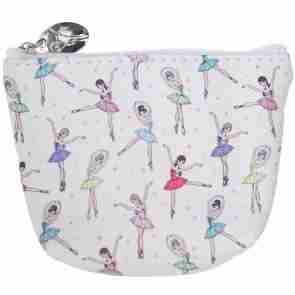 Alista Portemonnee van Kunstleer met Ballerina's Wit