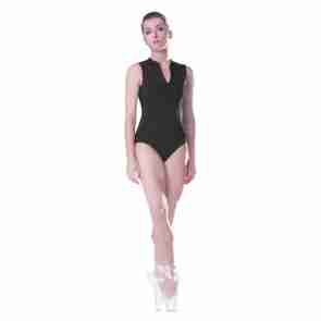 Sansha Electra Zwart Balletpak voor Dames met Open Rug