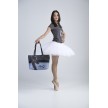 LikeG Schoudertas met Spitzenprint voor Ballerina