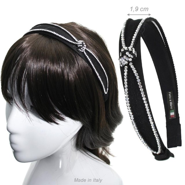 Alista Haarband met Strass-boog en strik 