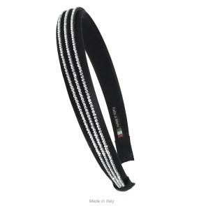 Alista Haarband met 3 Strass rijen 