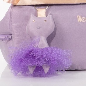 ballettasje voor meisjes met ballerina sleutelhanger wear moi div67