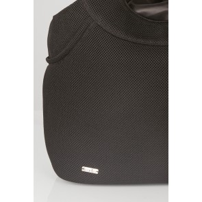 Wear Moi Dames Ballet Tasje DIV93 zwart logo detail