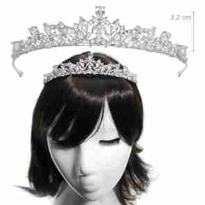 Alista Dancer Basics  Alista Tiara met Witte Zirkonia Diamantjes