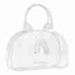 sodanca zilveren kleur doorzichtige kleine ballet tasje bg-662