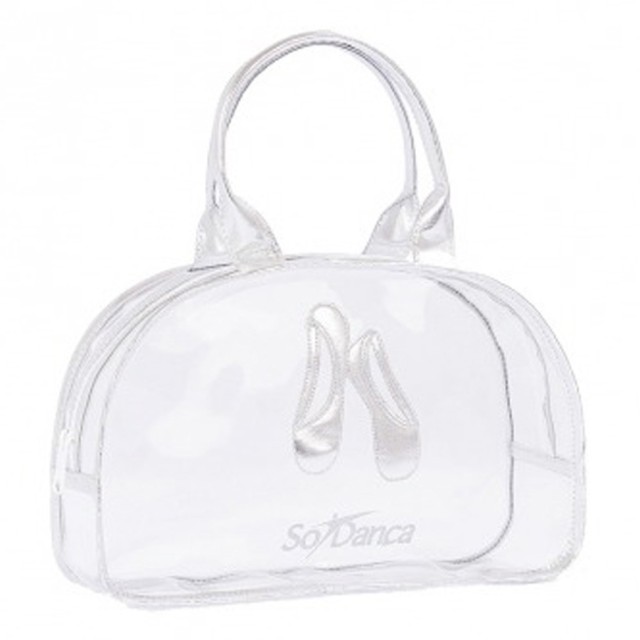 sodanca zilveren kleur doorzichtige kleine ballet tasje bg-662