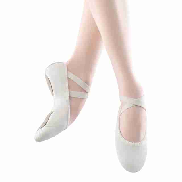 Bloch S0208 heren splitzool lederen balletschoenen wit 