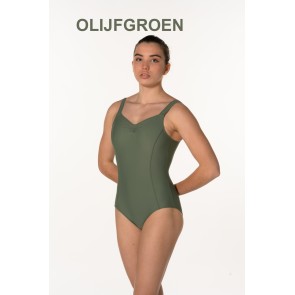 Artiligne Dames balletpak Soline Olijfgroen