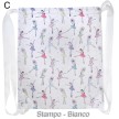 Alista Rugtas met Ballerina Print Wit F400153