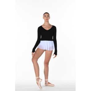 Artiligne Pulma Korte V-hals Top met Duimgaten voor Dames