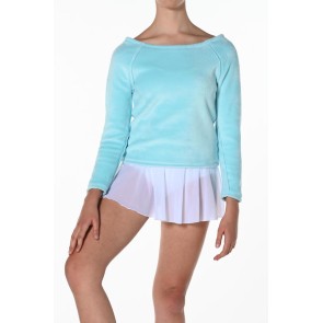 Artiligne Bally Fleece Reversible Sweater Licht Blauw