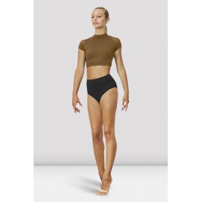 Bloch Z7830 dames ballet top almond voorkant 