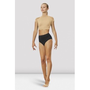 Bloch Z7830 dames ballet top beige voorkant
