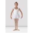 Bloch M1055 meisjes balletpakje met glitter tutu rokje wit voorkant