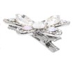 Alista Vlinder Haarclip met Strass Steentjes zilver 35 mm