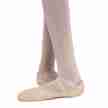 Capezio Hanami Splitzool Balletschoen van Leer voor Kinderen met gekruisde elastieken
