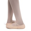 Capezio Hanami Splitzool Balletschoen van Leer voor Kinderenvan burro leer