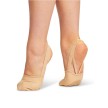 Capezio H064W Canvas Hanami Pirouette Halve Zooltjes voor dans lichte huidskleur
