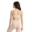 Capezio Seamless Rib Bra Top nude achterkont