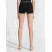 Capezio Naadloos Rib Short zwart achterkant