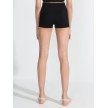Capezio Naadloos Rib Short zwart achterkant