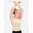 Capezio Naadloos Rib Racerback BalletPak huidskleur