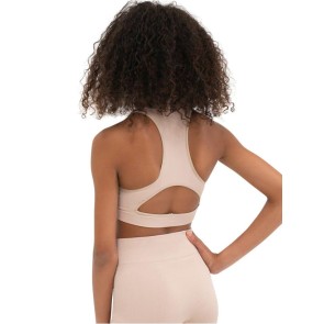 Capezio Seamless Rib Crop Top achter