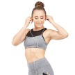 Capezio Dance Active Front Keyhole Bratop grijs