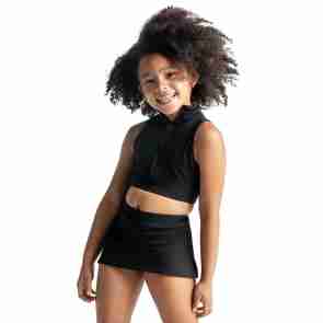 Capezio Team Basics Crop Top Hoge Hals Meisjes
