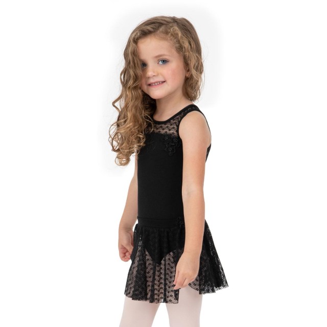 Capezio Sweet Pea Balletpakje met Mesh en Bloemetjes Meisjes