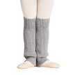Capezio Gebreide Beenwarmers 30 cm Kinderen grijs