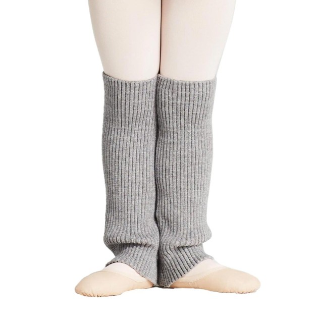 Capezio Gebreide Beenwarmers 30 cm Kinderen grijs