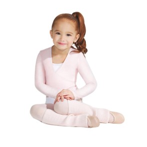 Capezio Gebreide Beenwarmers 30 cm Kinderen roze