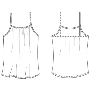 Temps Danse Bastille Dames Tank Top patroon