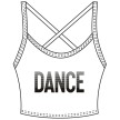 Temps Danse Alzina Dames Dans Bra Top patroon