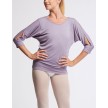 Temps Danse Baretta Dames Bamboo T-Shirt lilac