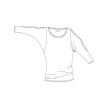 Temps Danse Baretta Dames Bamboo T-Shirt patroon