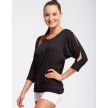 Temps Danse Baretta Dames Bamboo T-Shirt zwart