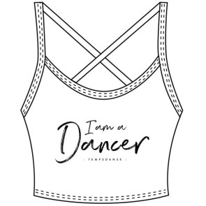 Temps Danse Alzina I Am Dames Dans Bra Top patroon
