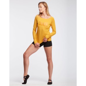 Temps Danse t-shirt met lange mouwen oranje