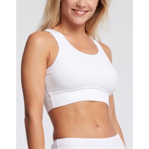 Temps Danse Risk Ribbed Sports Bra wit voorkant