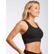 Temps Danse Risk Ribbed Sports Bra Zwart voorkant