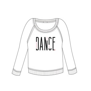 Temps Danse Talia Square Dames Dance Trui patroon