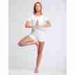 Temps Danse Riga Ribbed Boat Neck T-Shirt wit