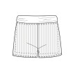 Temps Danse Rio 2 in 1 Ribbed Shorts patroon